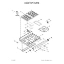 Maytag MGT8800FZ00 cooktop parts diagram