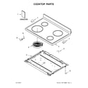 Amana YAER6303MFW1 cooktop parts diagram