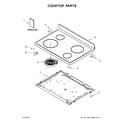 Whirlpool WFE515S0ED0 cooktop parts diagram