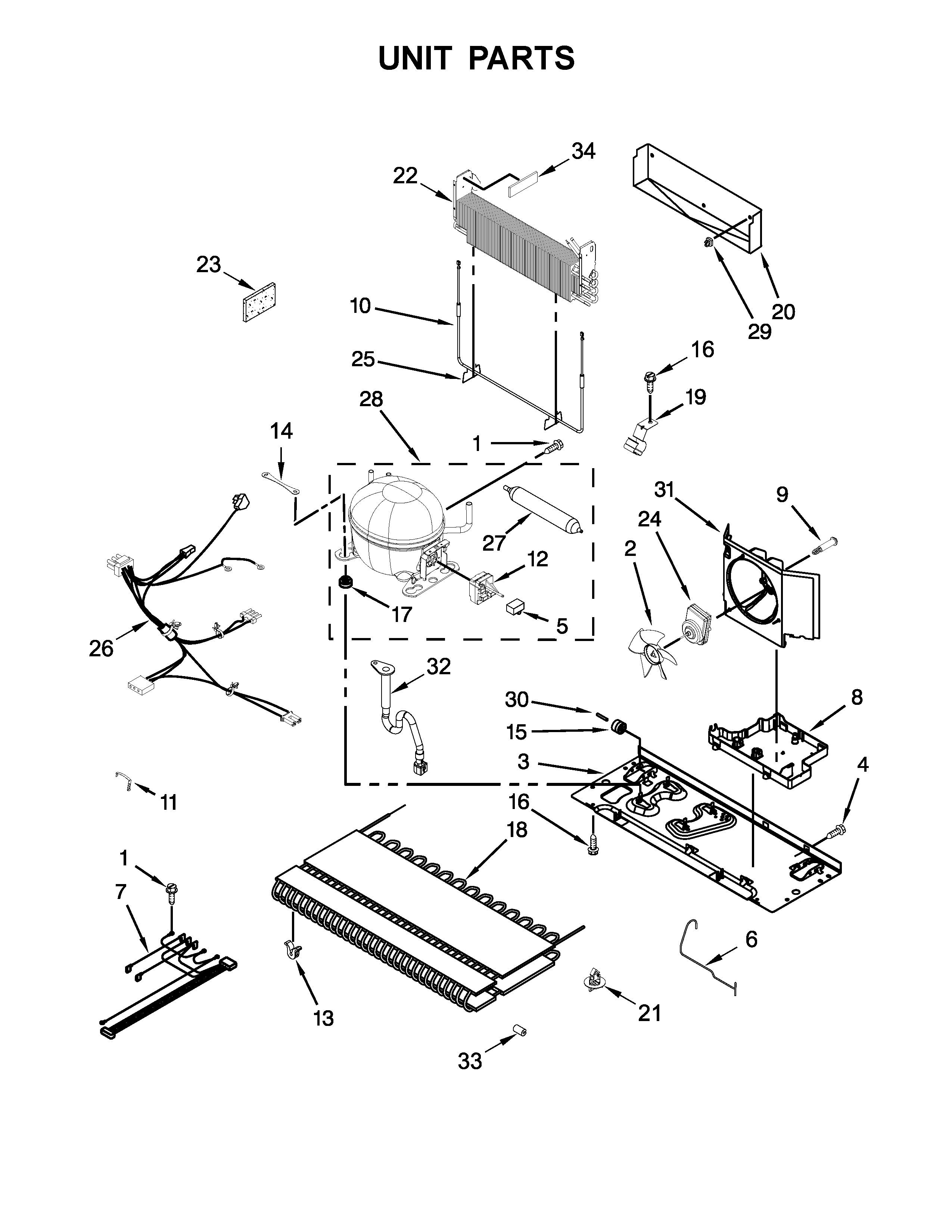 KitchenAid KRBL102ESS00 unit parts diagram