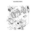 Maytag MEDB955FC0 bulkhead parts diagram