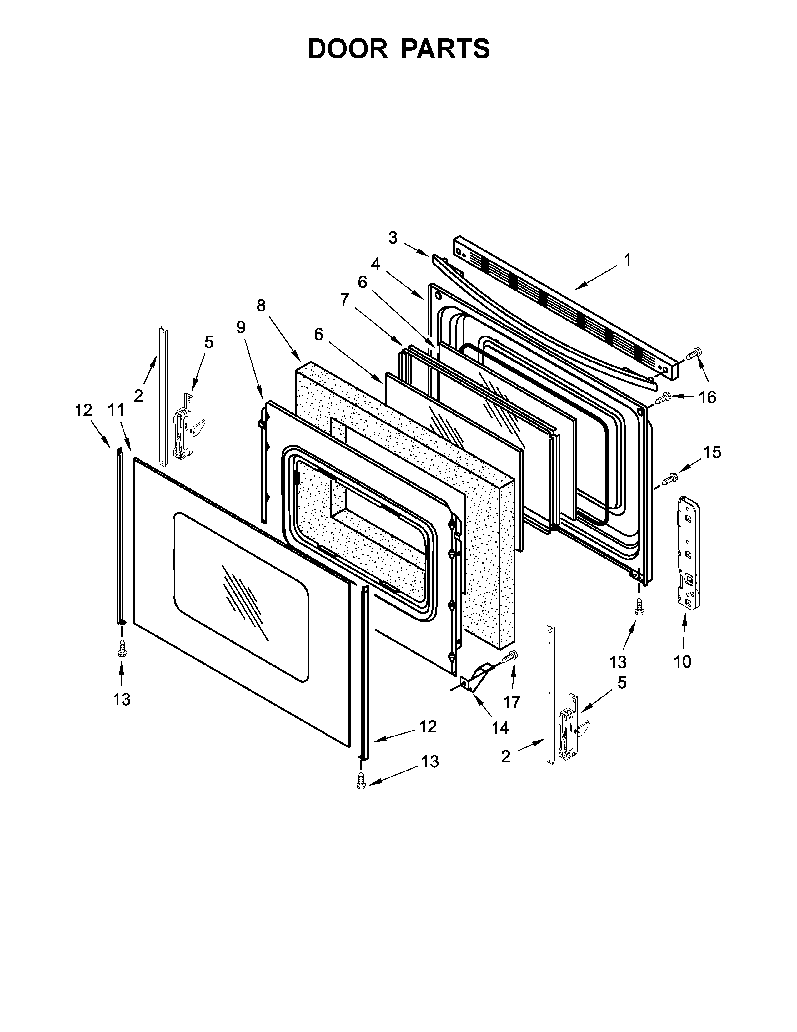 Ikea IES426AS1 door parts diagram
