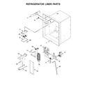Maytag MFI2570FEB01 refrigerator liner parts diagram