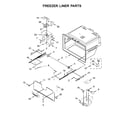 Maytag MFI2570FEB01 freezer liner parts diagram