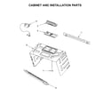 Maytag MMV5220FW2 cabinet and installation parts diagram