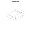 Maytag MGR8800FW0 drawer parts diagram