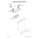 Amana ADB1700ADW4 door and panel parts diagram