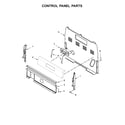 Whirlpool YWFE520S0FW1 control panel parts diagram