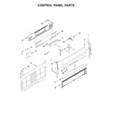 Whirlpool WFG775H0HB0 control panel parts diagram