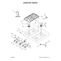 Amana AGR4230BAW3 cooktop parts diagram