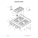 Amana AGR4230BAW0 cooktop parts diagram