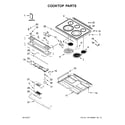 Maytag MES8800FZ0 cooktop parts diagram