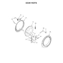 Whirlpool WFW87HEDC1 door parts diagram
