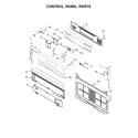 Whirlpool WFG550S0HB0 control panel parts diagram