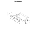Whirlpool WFG550S0HB0 drawer parts diagram
