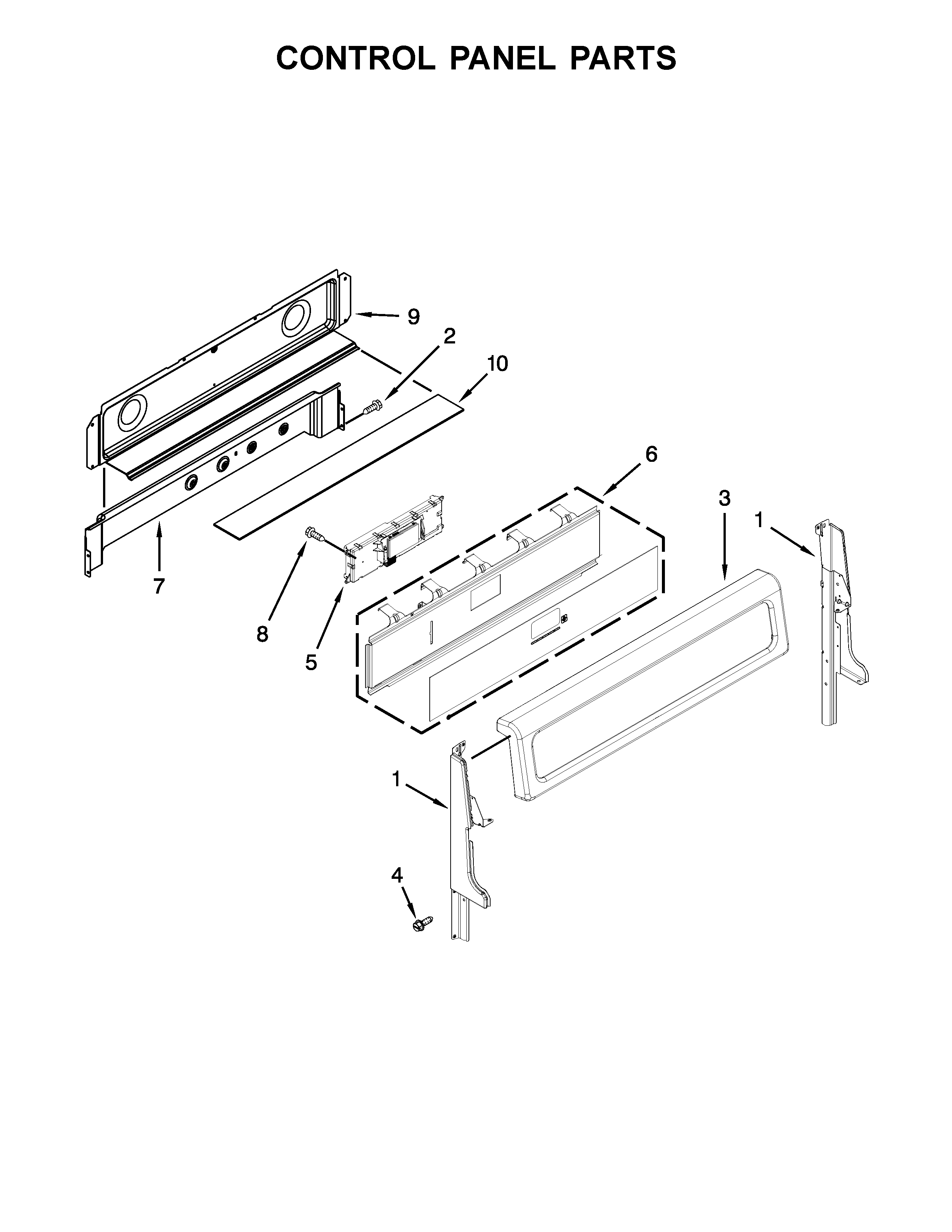 Ikea IGS900DS00 control panel parts diagram