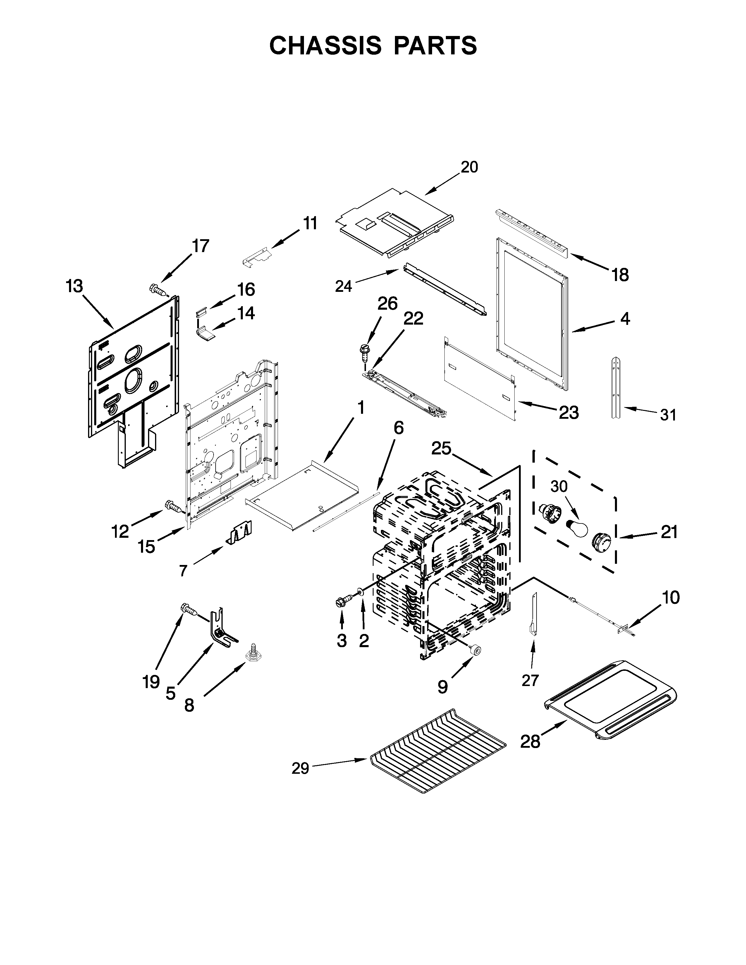 Ikea IGS900DS00 chassis parts diagram