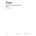 Whirlpool WRF555SDFZ04 cover sheet diagram