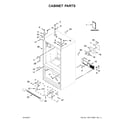 Whirlpool WRF555SDFZ04 cabinet parts diagram
