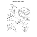Whirlpool WRF555SDFZ04 freezer liner parts diagram