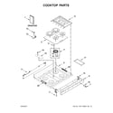 Whirlpool WFG975H0HV0 cooktop parts diagram