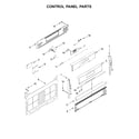 Whirlpool WFG975H0HV0 control panel parts diagram