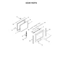 Whirlpool WFG975H0HV0 door parts diagram