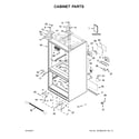 Whirlpool WRX988SIBB00 cabinet parts diagram