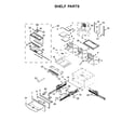 Whirlpool WRX988SIBB00 shelf parts diagram