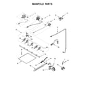 Whirlpool WFG505M0BW1 manifold parts diagram