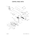 Jenn-Air JJW2430DP02 control panel parts diagram