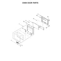 Jenn-Air JJW2430DP02 oven door parts diagram