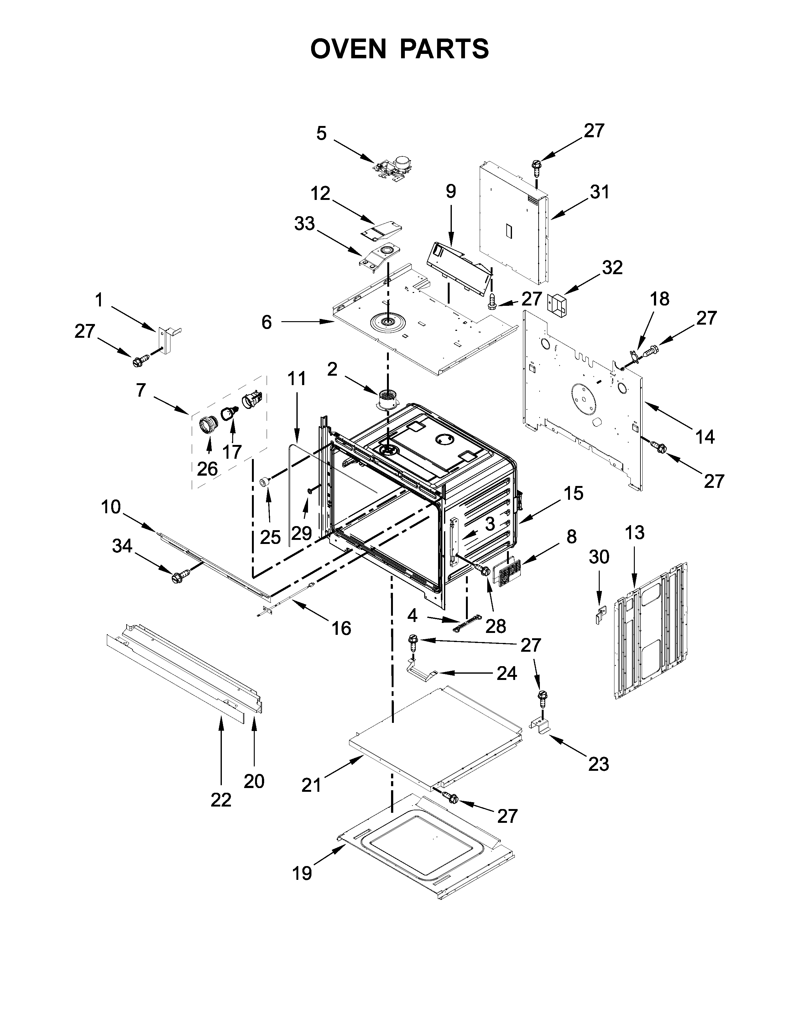 Ikea IBS350DS02 oven parts diagram