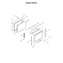 Whirlpool WEGA25H0HN0 door parts diagram