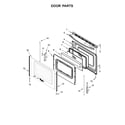Whirlpool WEG515S0FV1 door parts diagram