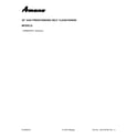 Amana AGR6603SFS1 cover sheet diagram