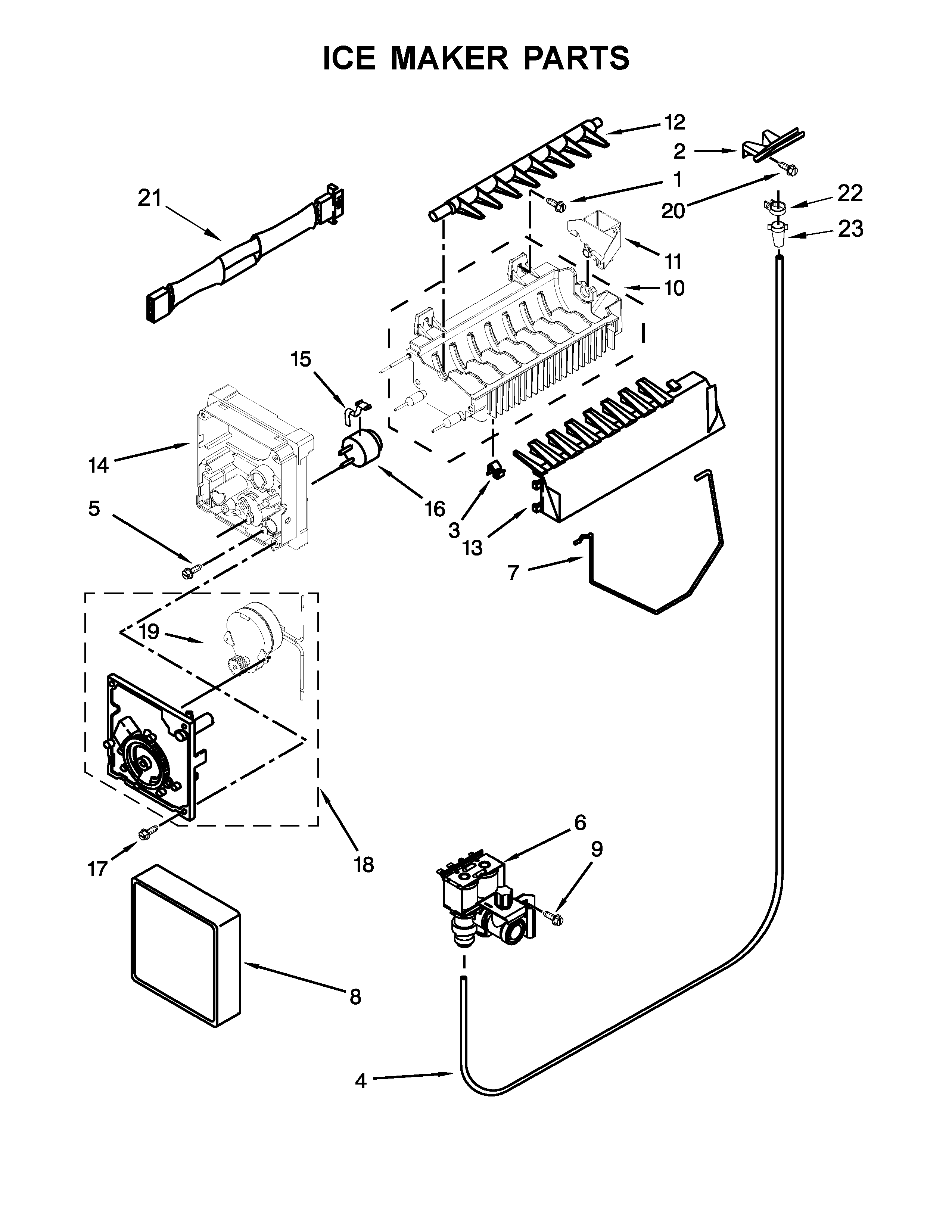 Whirlpool WRS325FDAW04 optional parts diagram
