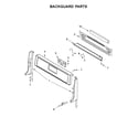 Whirlpool WFG320M0BW0 backguard parts diagram