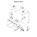 Whirlpool WFG320M0BW0 manifold parts diagram