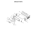 Whirlpool WFG320M0BW0 broiler parts diagram