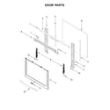 Whirlpool WFG320M0BW0 door parts diagram