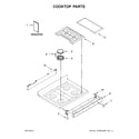 KitchenAid KGRS303BWH1 cooktop parts diagram