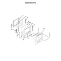 KitchenAid KGRS303BWH1 door parts diagram