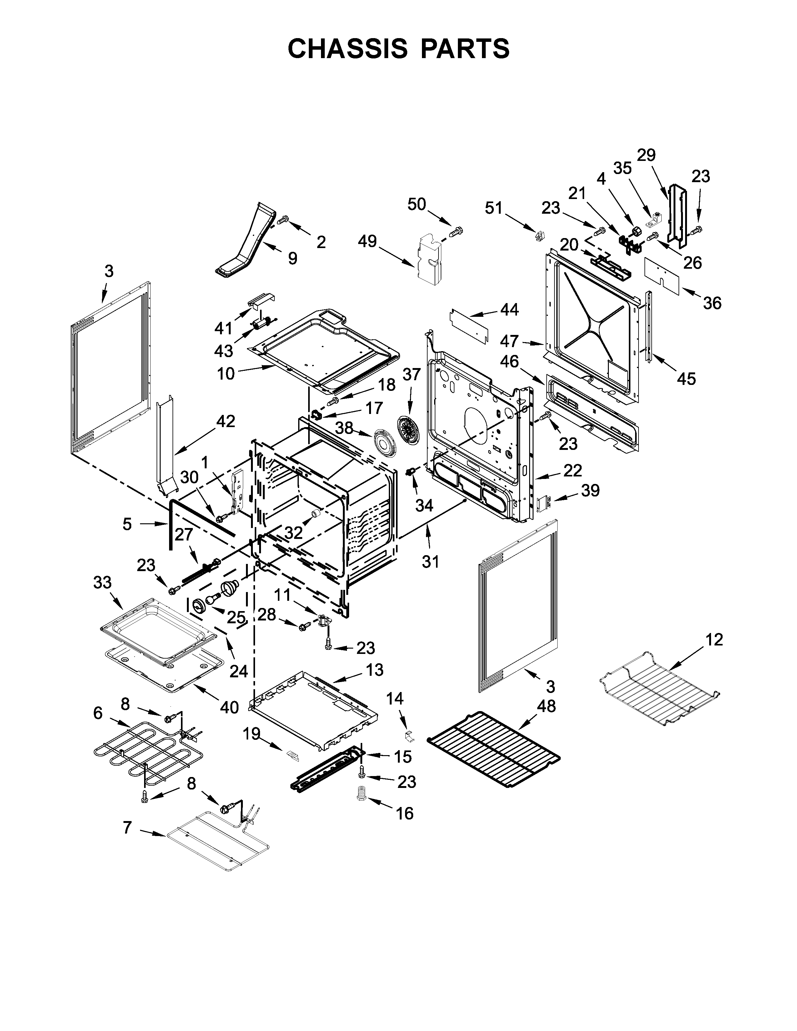 Maytag MES8800FZ1 chassis parts diagram