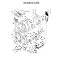 Maytag MED8200FW2 bulkhead parts diagram