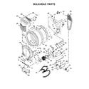 Whirlpool WGD8540FW1 bulkhead parts diagram