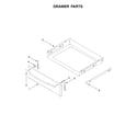 Whirlpool WFE770H0FZ2 drawer parts diagram