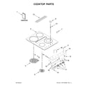 KitchenAid KCED600GSS01 cooktop parts diagram