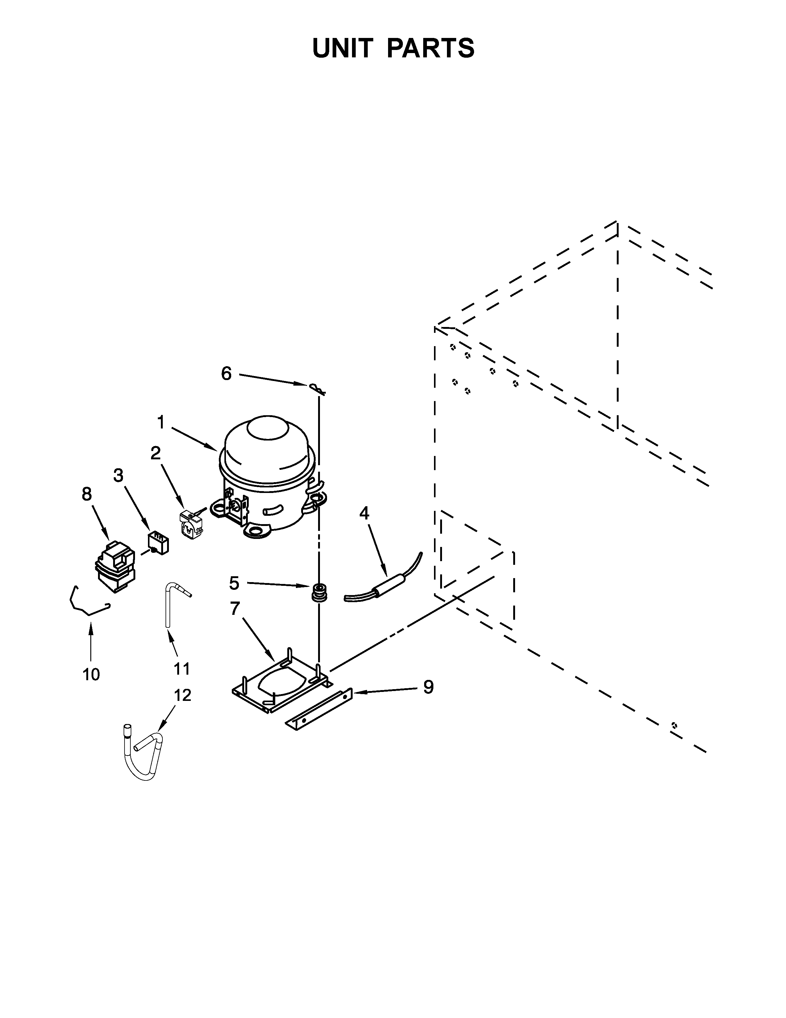 Amana AZC31T15DW01 unit parts diagram