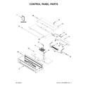 KitchenAid KODE500ESS04 control panel parts diagram